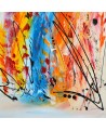 grand tableau moderne multicolore
