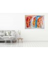 grand tableau moderne multicolore