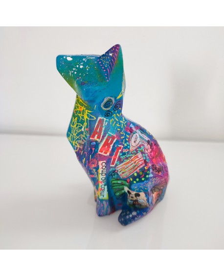 statue renard deco