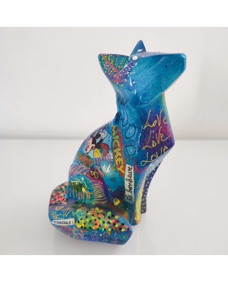 sculpture renard pop art