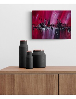 tableau rouge et noir