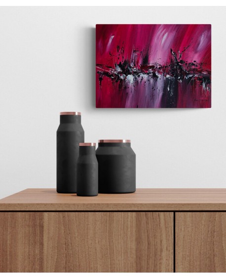 tableau rouge et noir