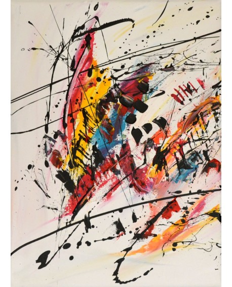 triptyque multicolore