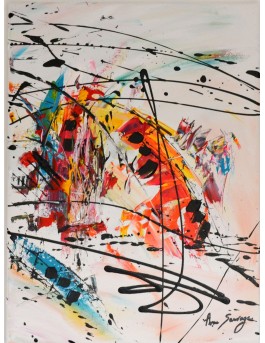 triptyque multicolore