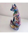 sculpture renard déco pop art