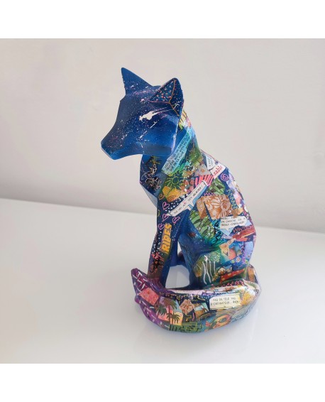 sculpture renard pop art