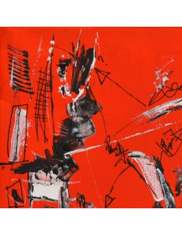 tableau moderne orange