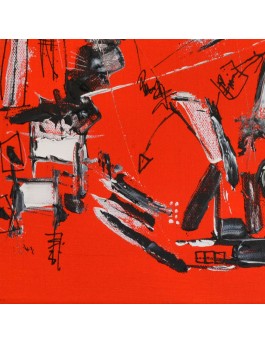 tableau moderne orange