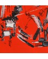 tableau moderne orange