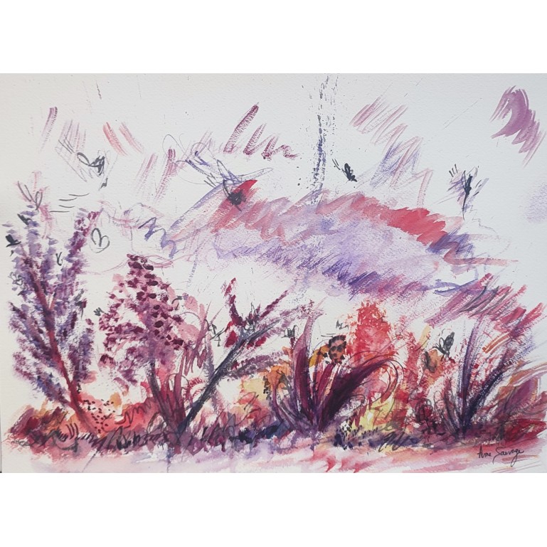 peinture aquarelle moderne