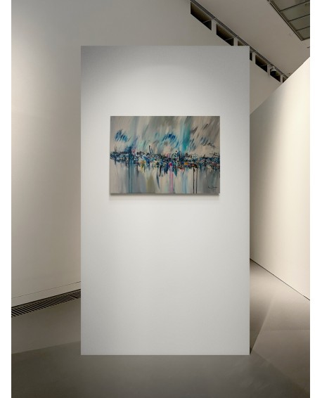 tableau gris moderne