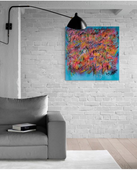 grand tableau graffitis