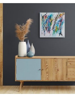 tableau coloré abstrait