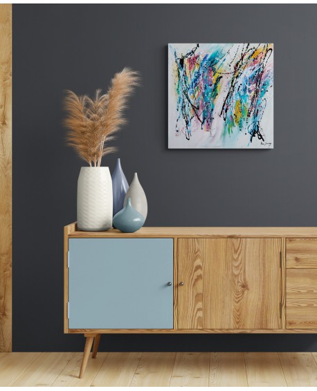 tableau coloré abstrait