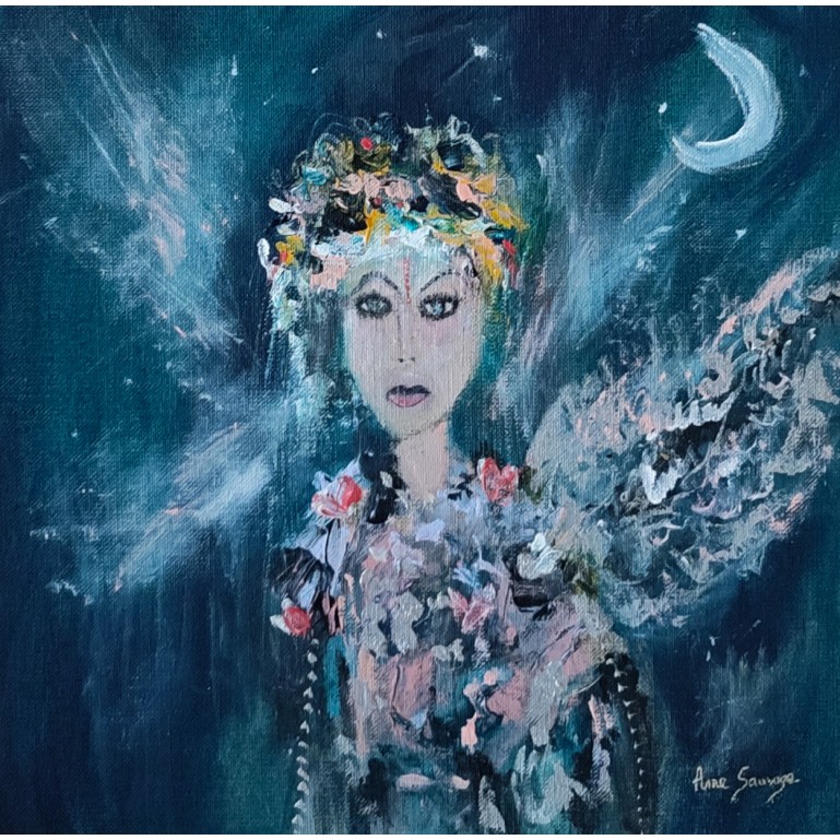 tableau femme ange spirituel