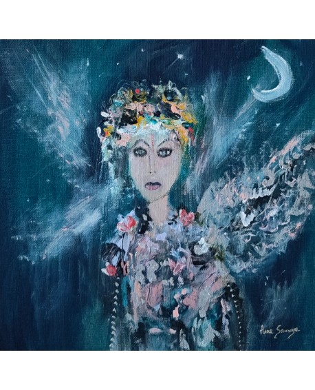 tableau femme ange spirituel