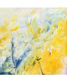 Tableau abstrait au couteau
