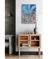 tableau vertical abstrait moderne