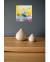 Tableau abstrait au couteau