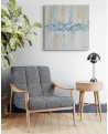grand tableau abstrait moderne beige