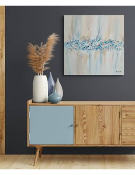 grand tableau abstrait moderne épuré