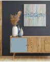 grand tableau abstrait moderne épuré