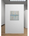 grande peinture abstraite moderne beige