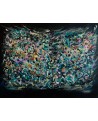 grand tableau abstrait original coloré