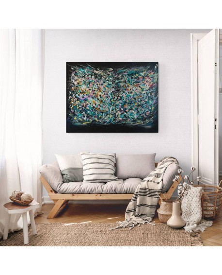 grand tableau original abstrait