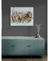 grand tableau abstrait artiste