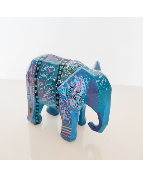 statue éléphant pop art moderne