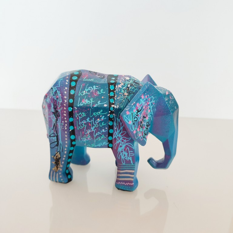 sculpture éléphant pop art