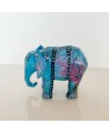 sculpture bleue éléphant