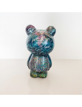 sculpture ours pop art graffitis ourson