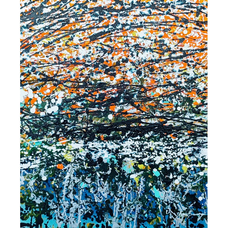 tableau abstrait contemporain