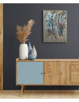 tableau beige crème