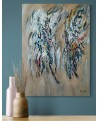 tableau marron beige crème