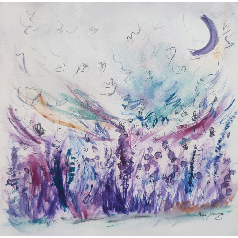 aquarelle abstraite