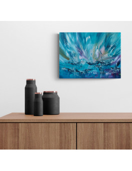 peinture abstraite marine