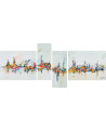 tableau abstrait en plusieurs parties