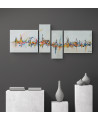 tableau abstrait plusieurs parties