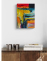 tableau abstrait coloré moderne