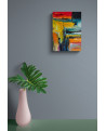 tableau abstrait moderne au couteau