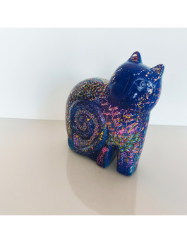 statue chat pop art