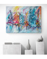 grand tableau xxl coloré