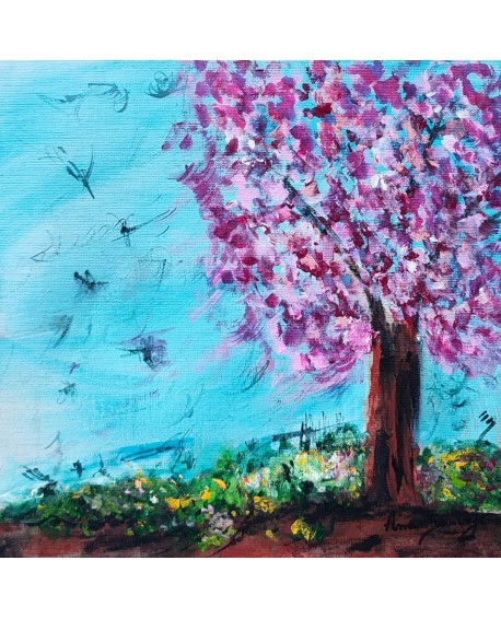 tableau abstrait arbre