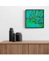 tableau abstrait branches arbre