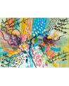 petit tableau abstrait multicolore