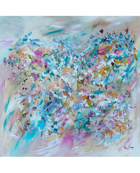 grand tableau abstrait moderne