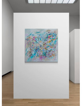 grand tableau abstrait contemporain